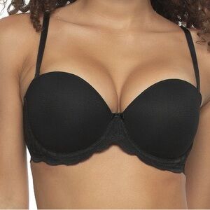 Paramour by Felina Peridot Convertible Underwire Strap Padded Push Up Bra 235073